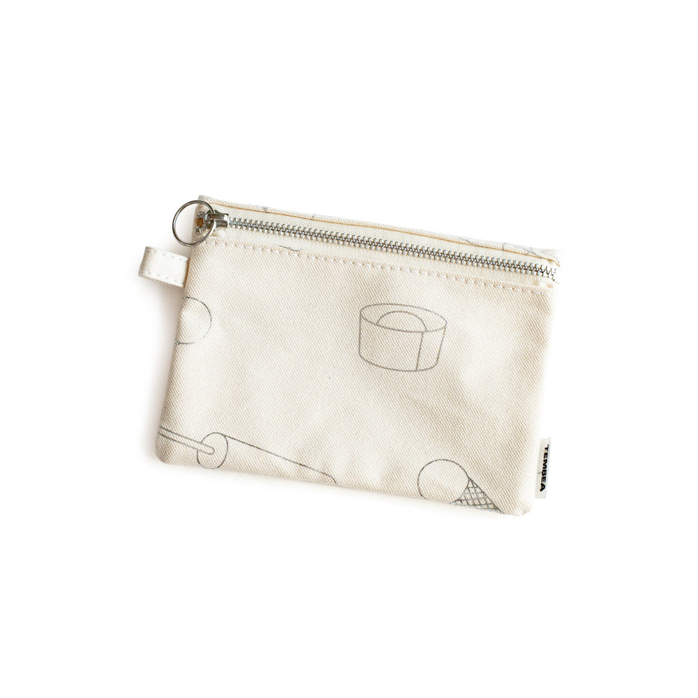 TEMBEA　FLAT POUCH MEDIUM -ICE
