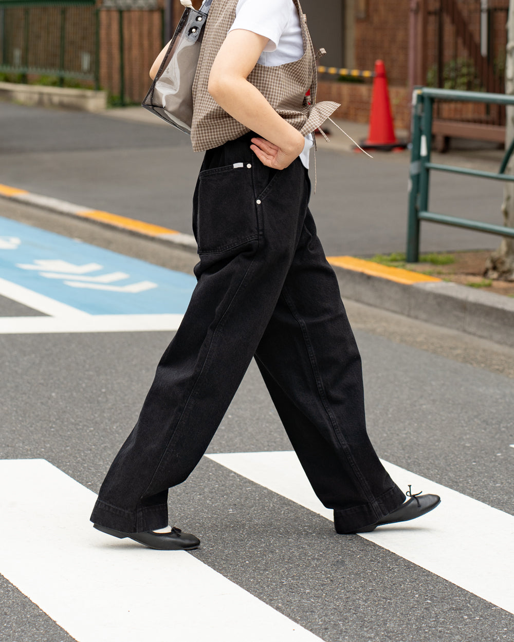 Oblada SKATER JEANS -BLACK