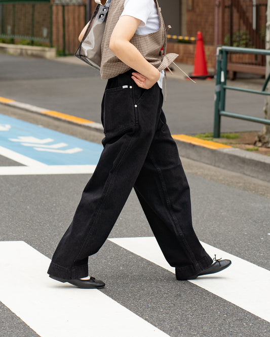 Oblada SKATER JEANS -BLACK