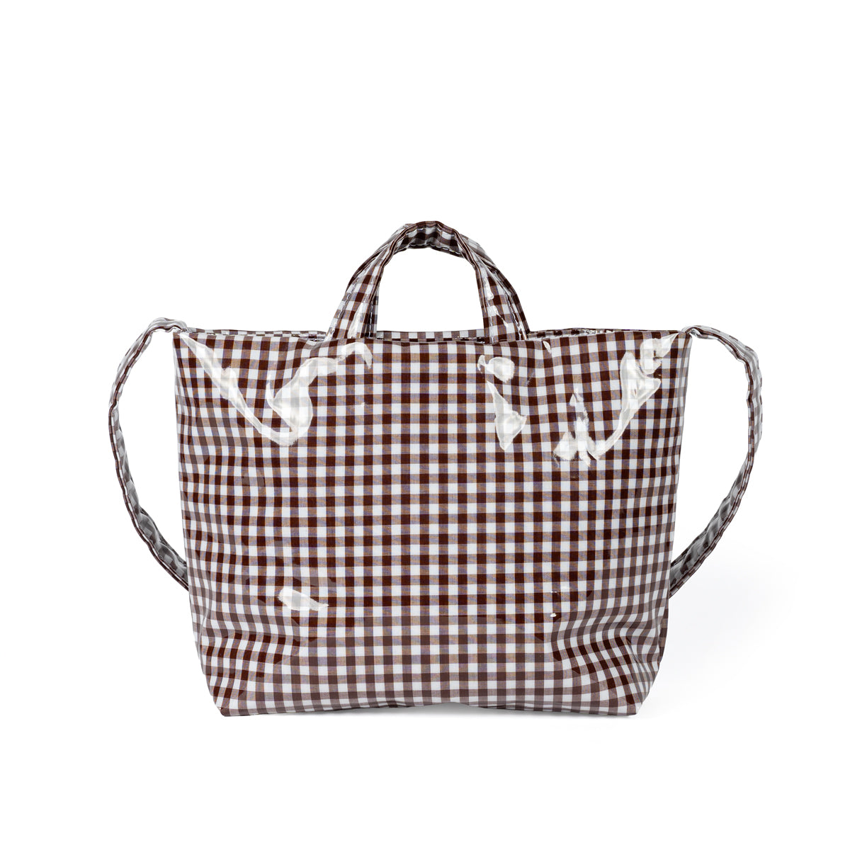 TEMBEA × Friday  SHOULDER BAG "GINGHAM BROWN"