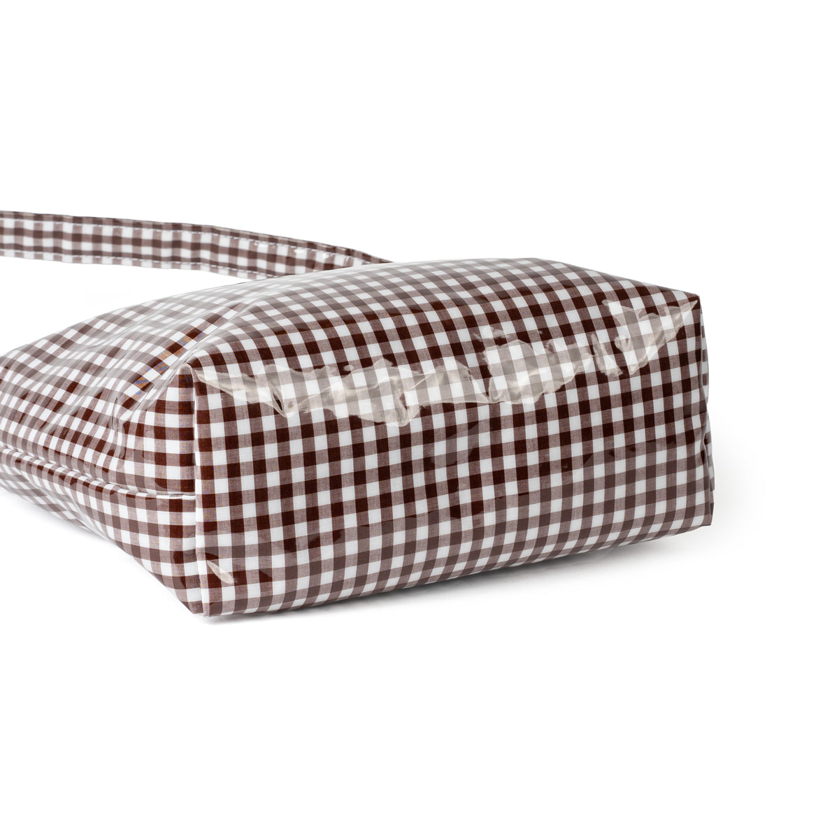 TEMBEA × Friday  SHOULDER BAG "GINGHAM BROWN"