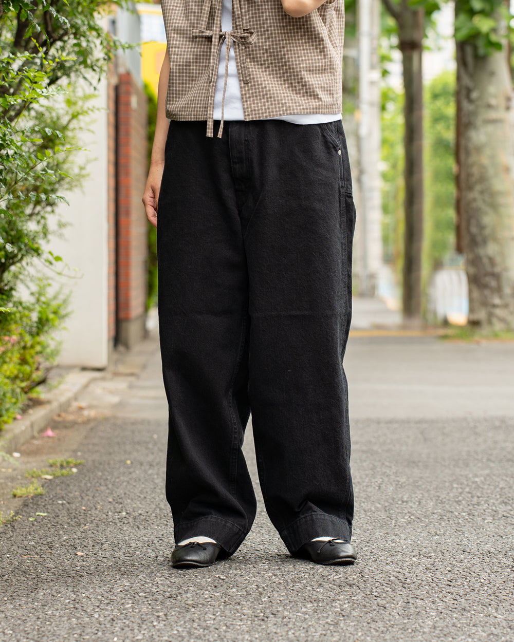 Oblada SKATER JEANS -BLACK