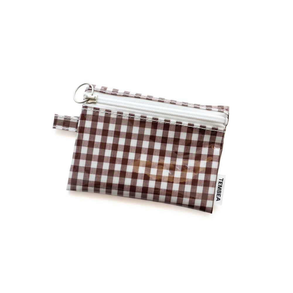TEMBEA　FLAT POUCH SMALL -GINGHAM CHECK