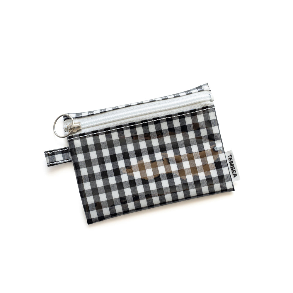 TEMBEA　FLAT POUCH SMALL -GINGHAM CHECK