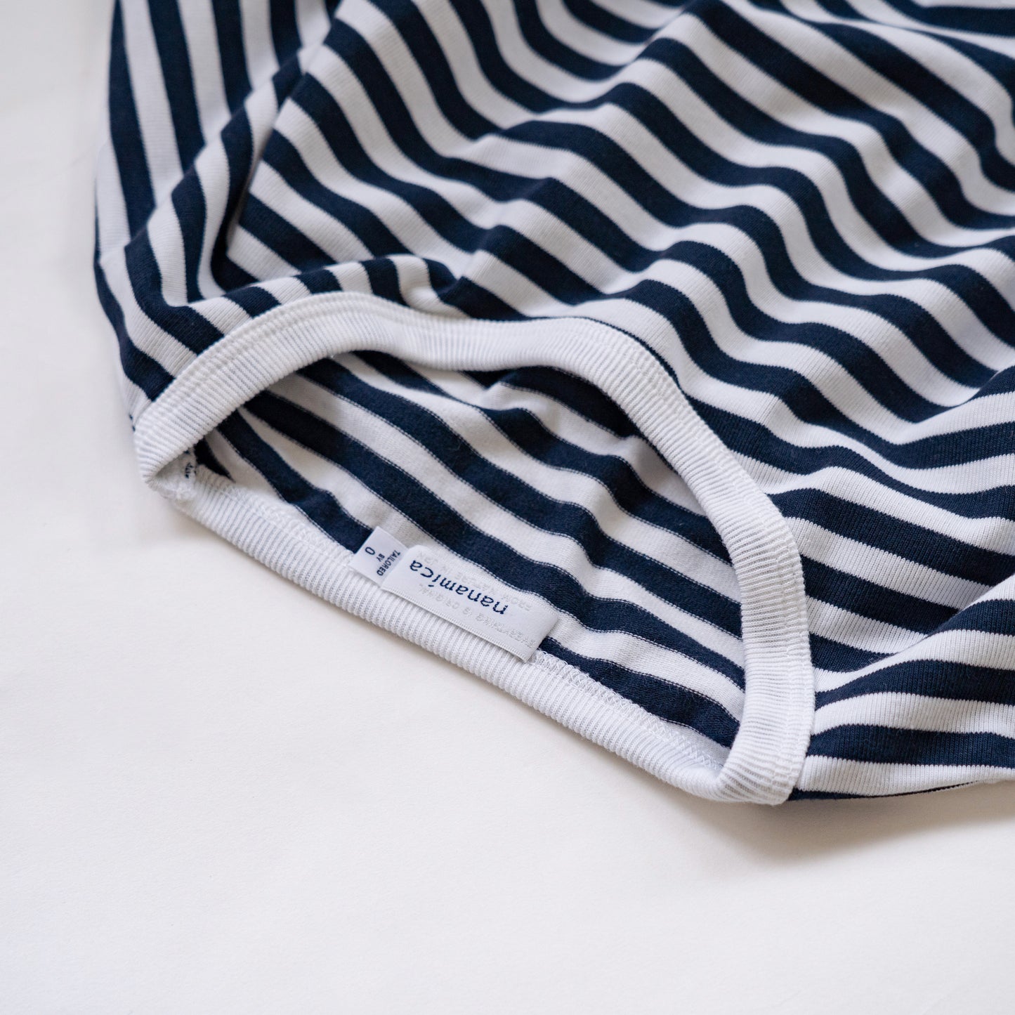 nanamica COOLMAX Stripe Jersey L/S Tee