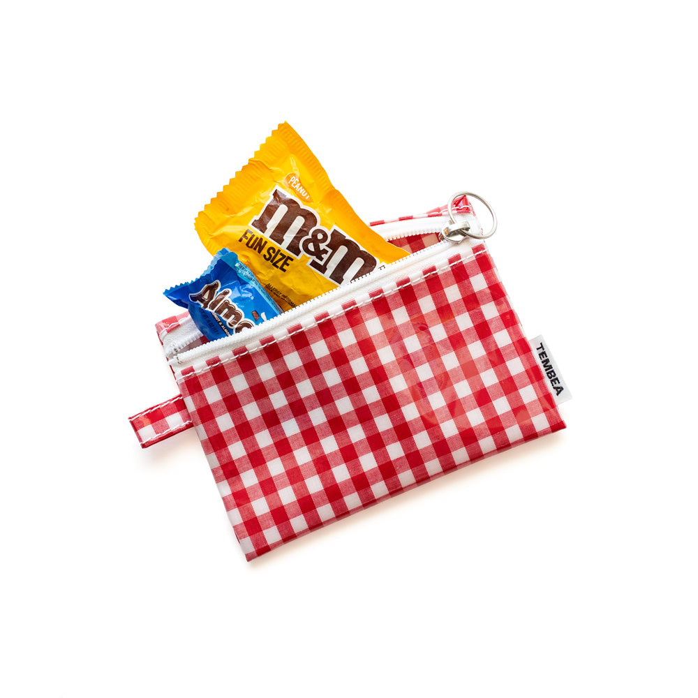 TEMBEA　FLAT POUCH SMALL -GINGHAM CHECK