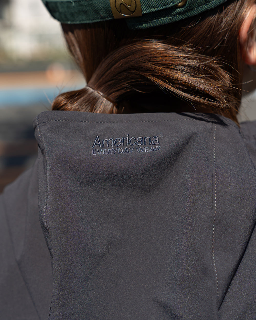 Americana Cropped zip hoodie