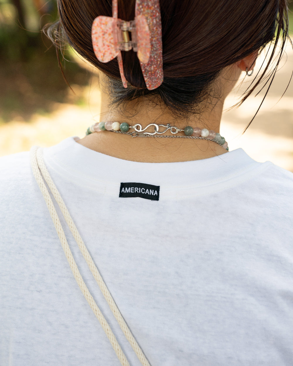 Americana × Friday   Print tee " I like everydaybike"