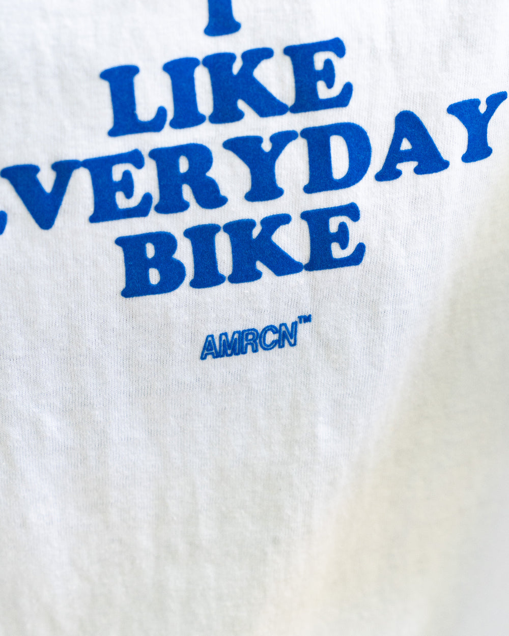 Americana × Friday   Print tee " I like everydaybike"
