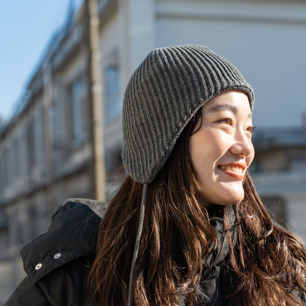 ROTOTO EAR FLAP BEANIE