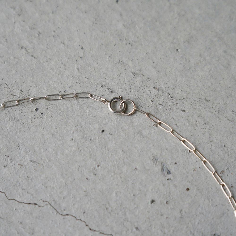 Melanie Decourcey Silver necklace with Freestyle silver heart pendant