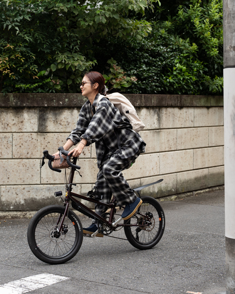 Oblada OMBRE CHECK PANTS