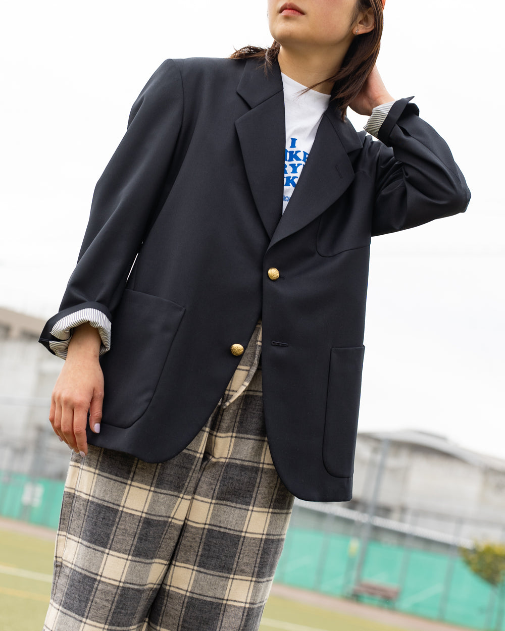 HAVERSACK × Friday  2B Navy Blazer
