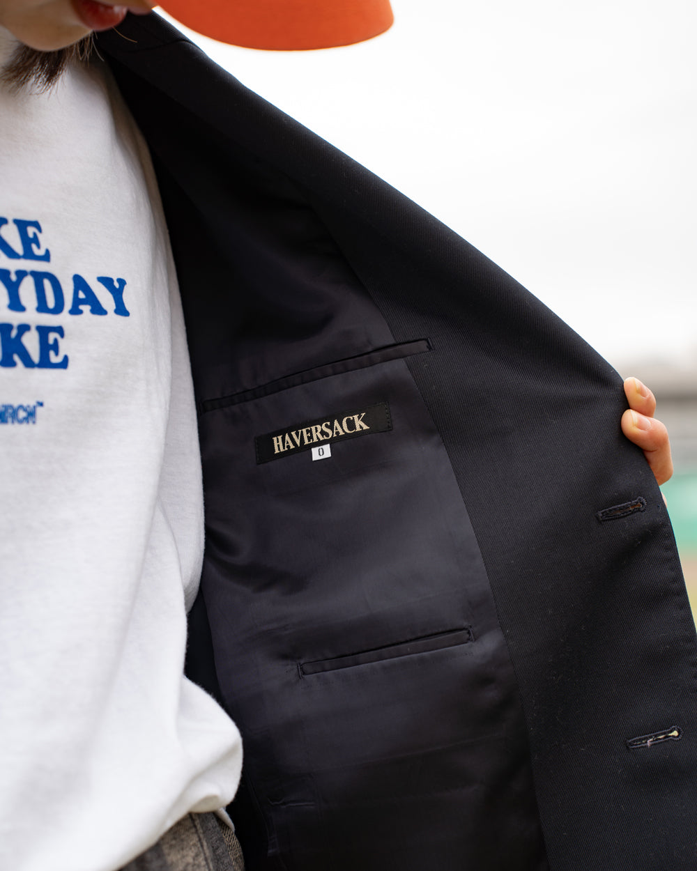 HAVERSACK × Friday  2B Navy Blazer
