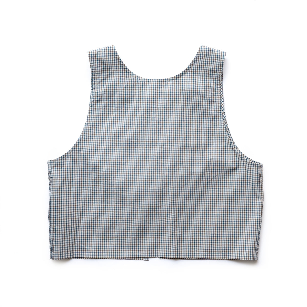 Americana × Friday  2way vest -White check