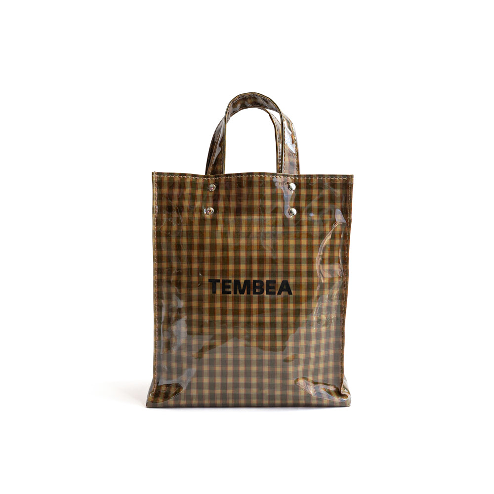 TEMBEA　PAPER TOTE SMALL -NEW CHECK