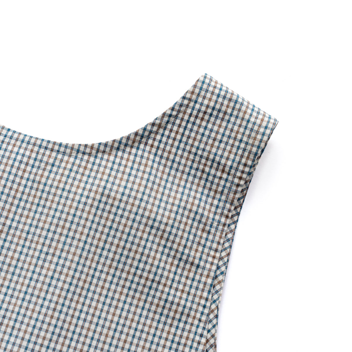 Americana × Friday  2way vest -White check
