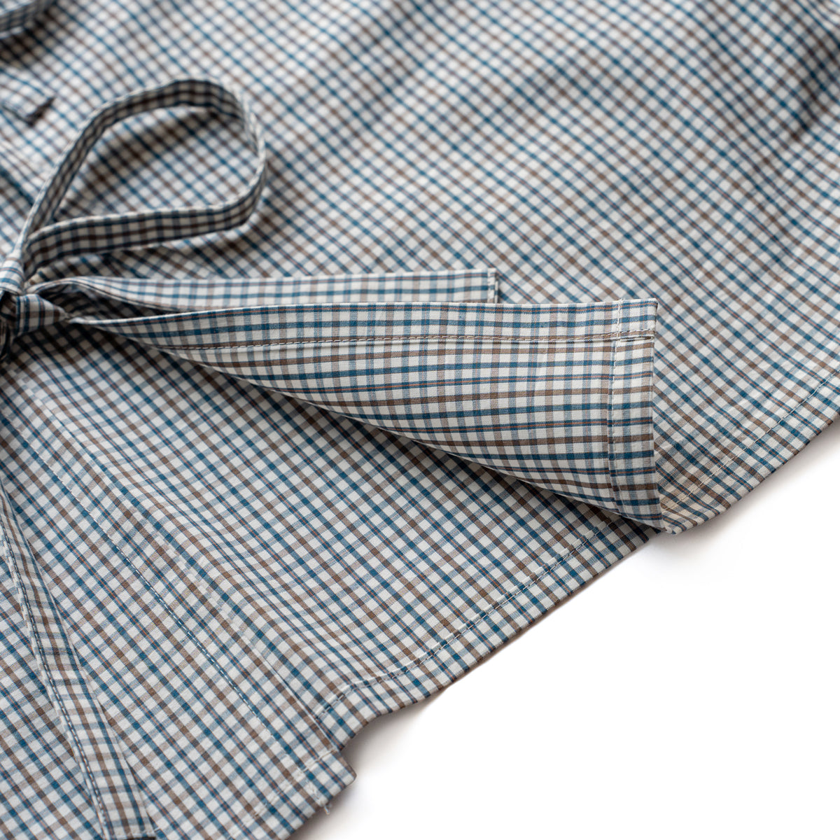 Americana × Friday  2way vest -White check