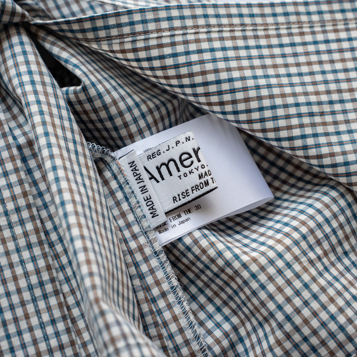 Americana × Friday  2way vest -White check