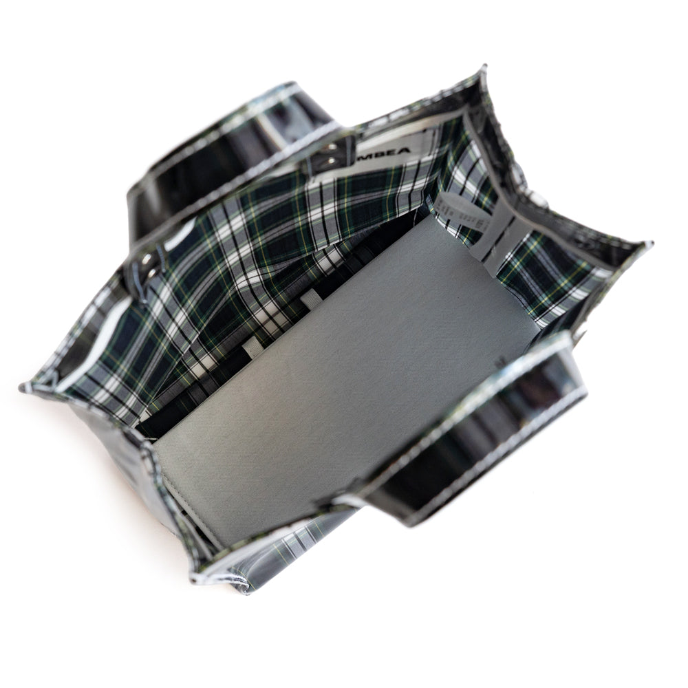 TEMBEA　PAPER TOTE SMALL -NEW CHECK