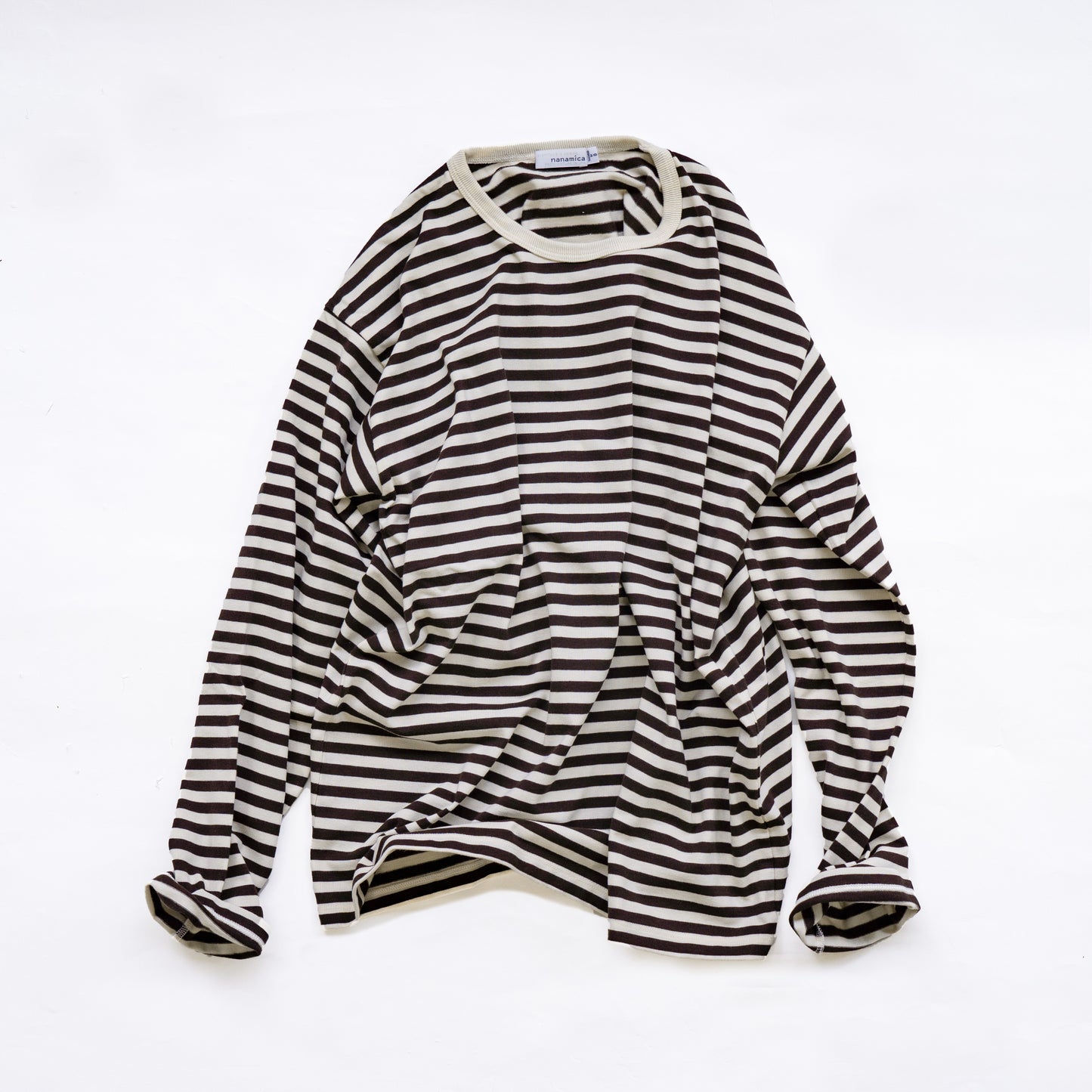 nanamica COOLMAX Stripe Jersey L/S Tee