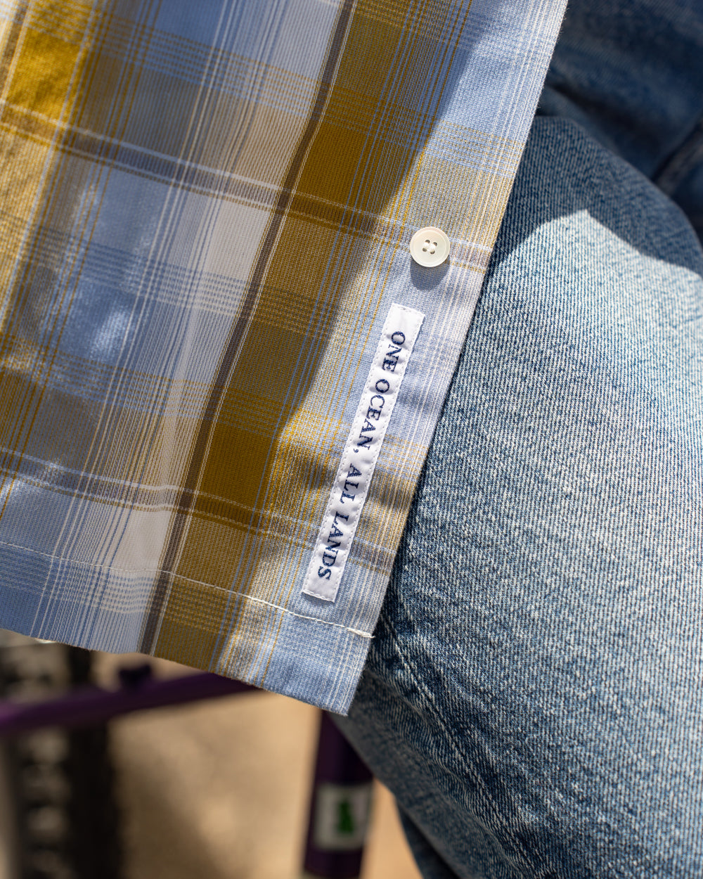 nanamica Open Collar Pique S/S Shirt