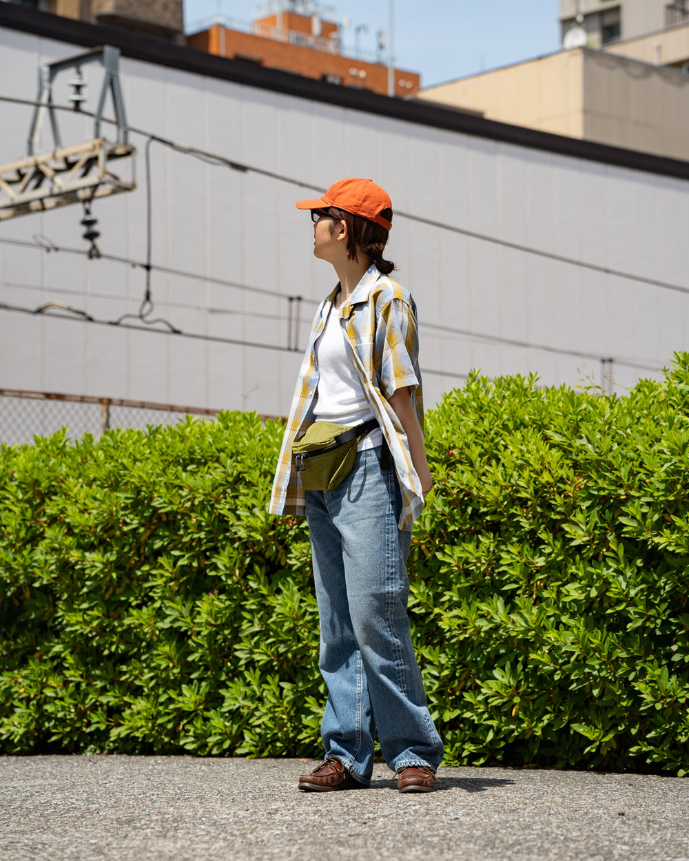 nanamica Open Collar Pique S/S Shirt