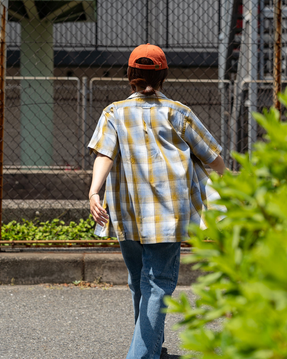 nanamica Open Collar Pique S/S Shirt