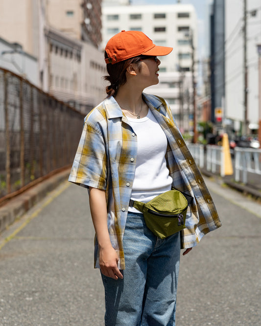 nanamica Open Collar Pique S/S Shirt