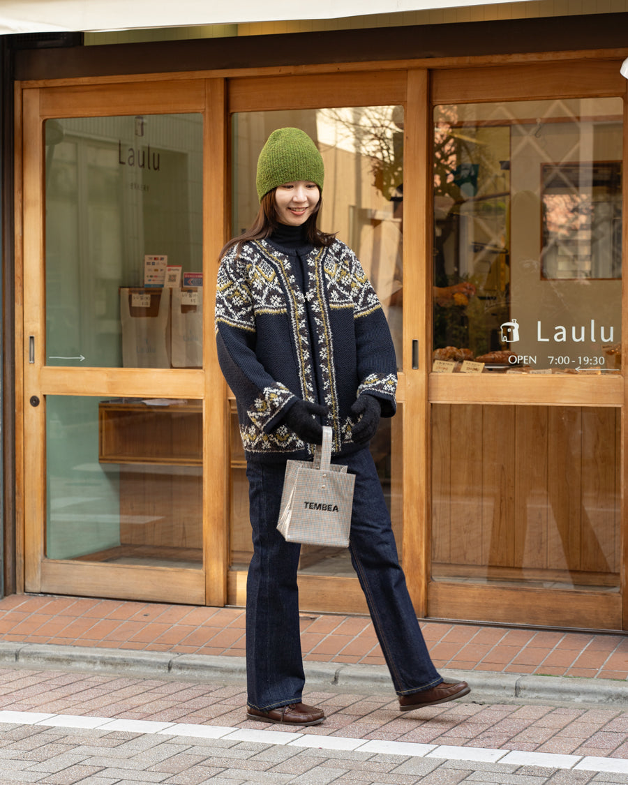 COOHEM　NORWEGIAN KNIT CARDIGAN