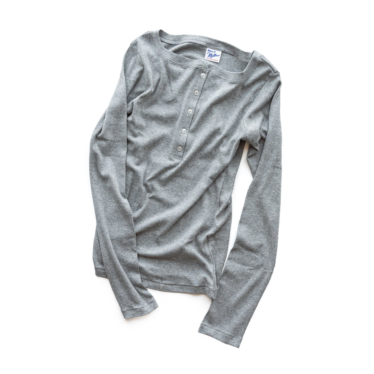 Robert P. miller  Panel-rib Henley Neck L/S -867C