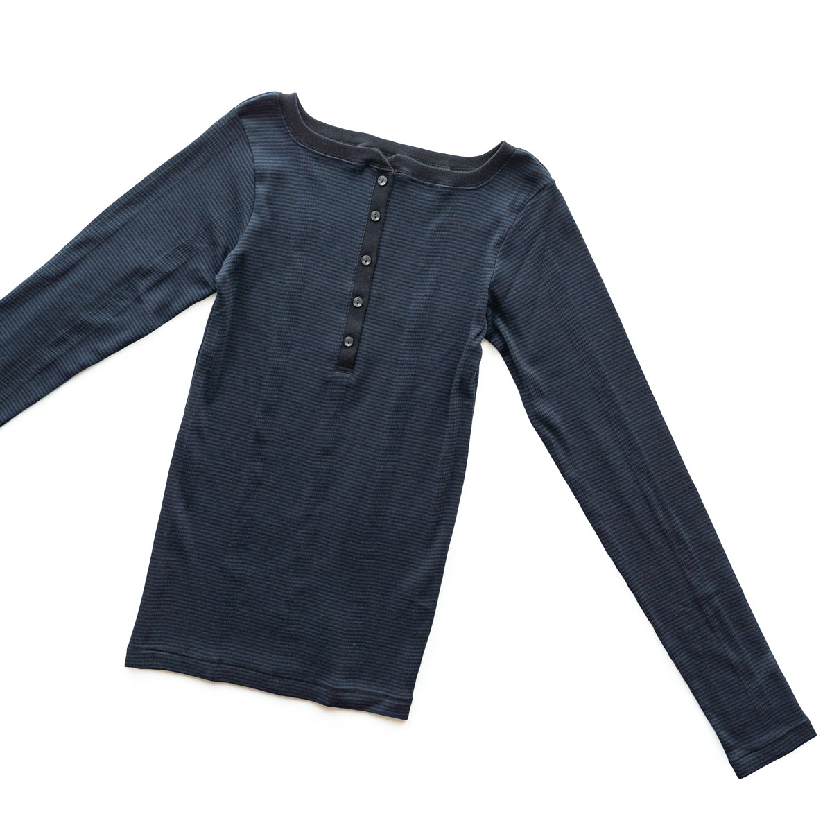 Robert P. miller  Panel-rib Henley Neck L/S -867C