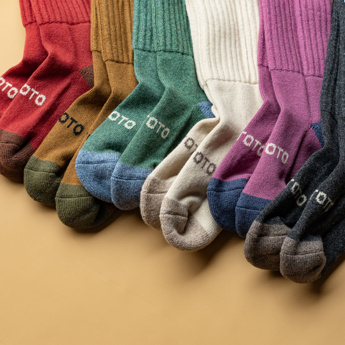 ROTOTO MERINO LAMBS WOOL HIGH SOCKS