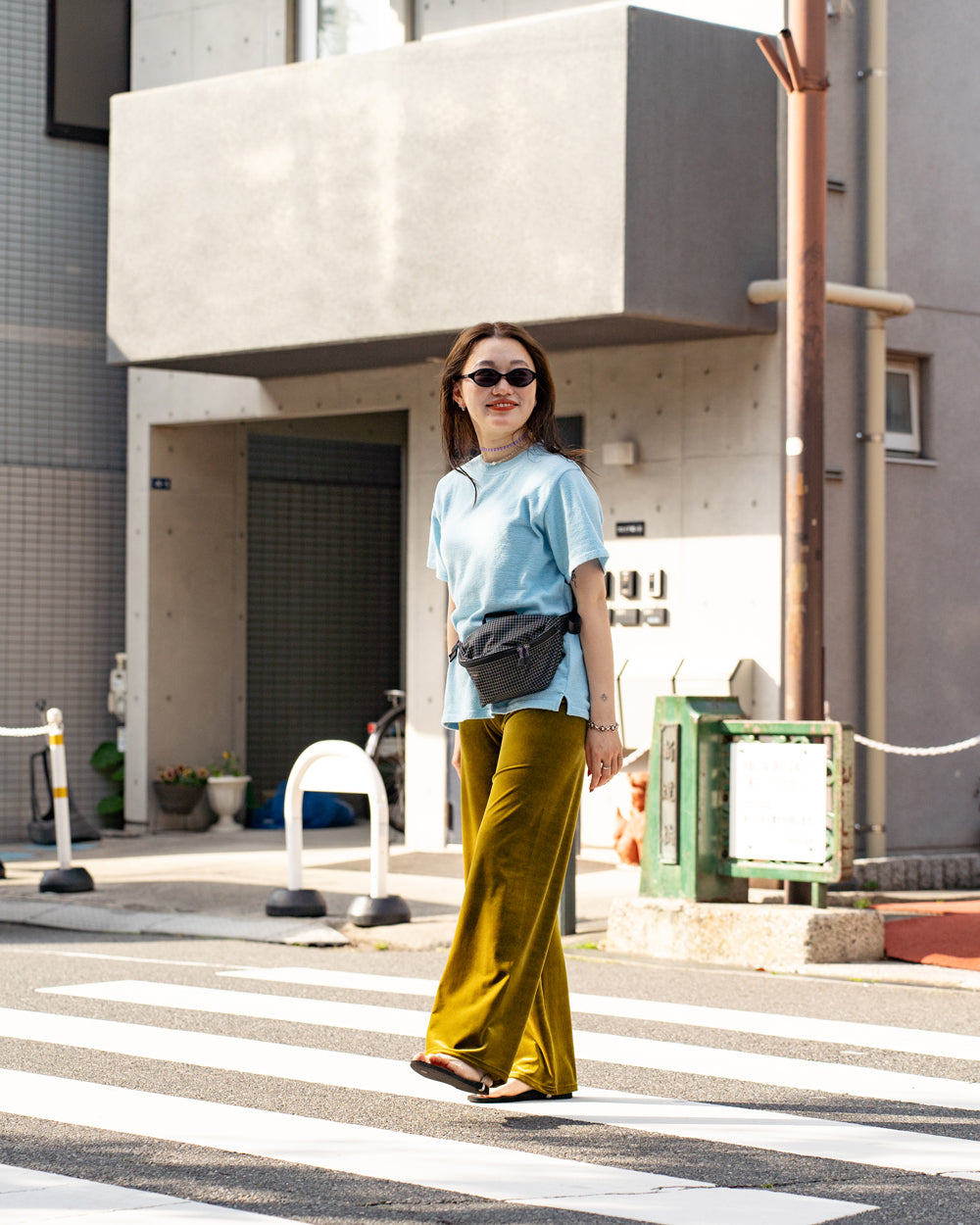 Yonetomi  SURFER MOLE KNIT TEE