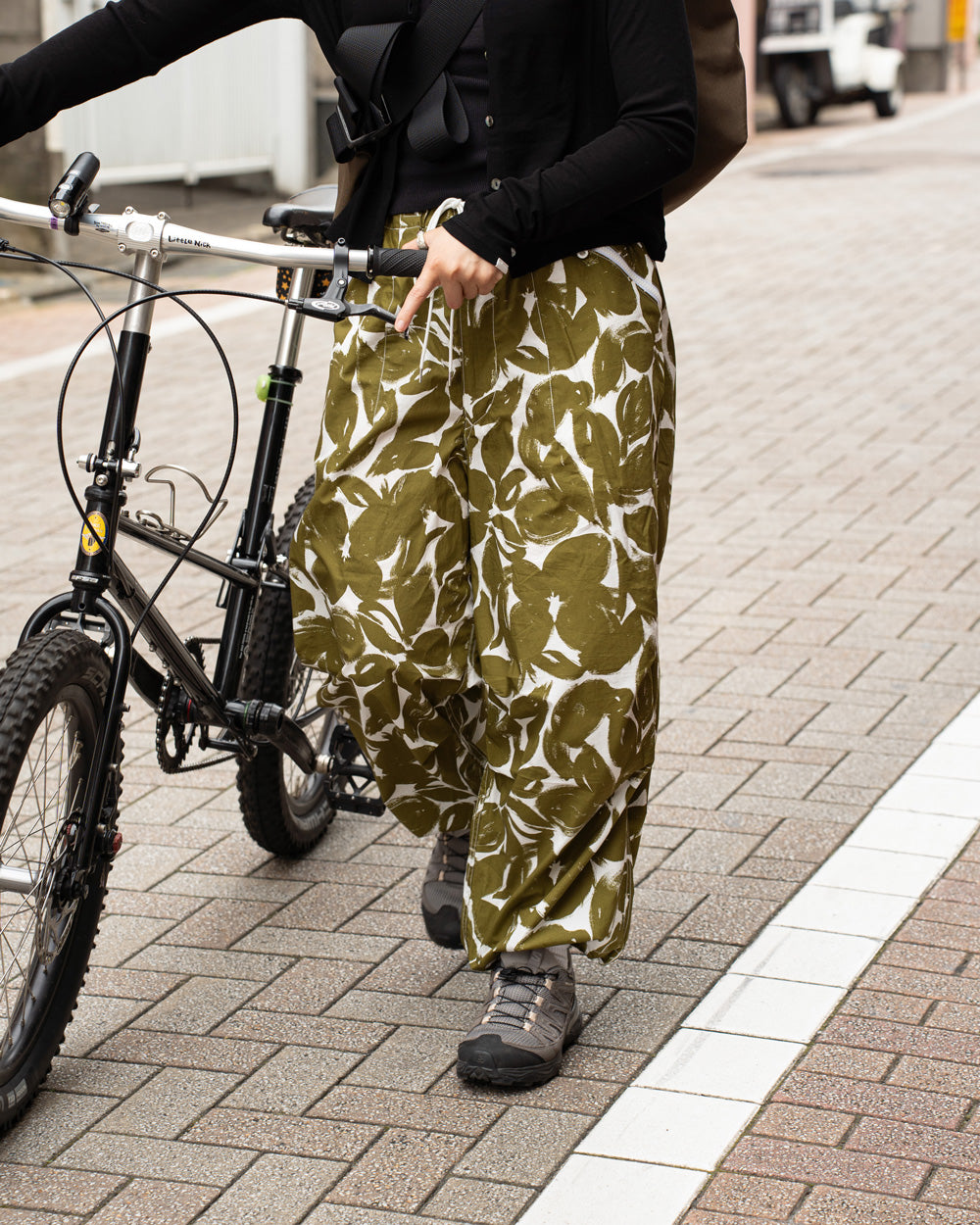 HAVERSACK Flowet print wide parachute pant