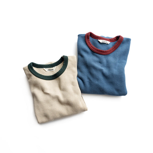 Oblada WAFFLE LONG SLEEVE TEE