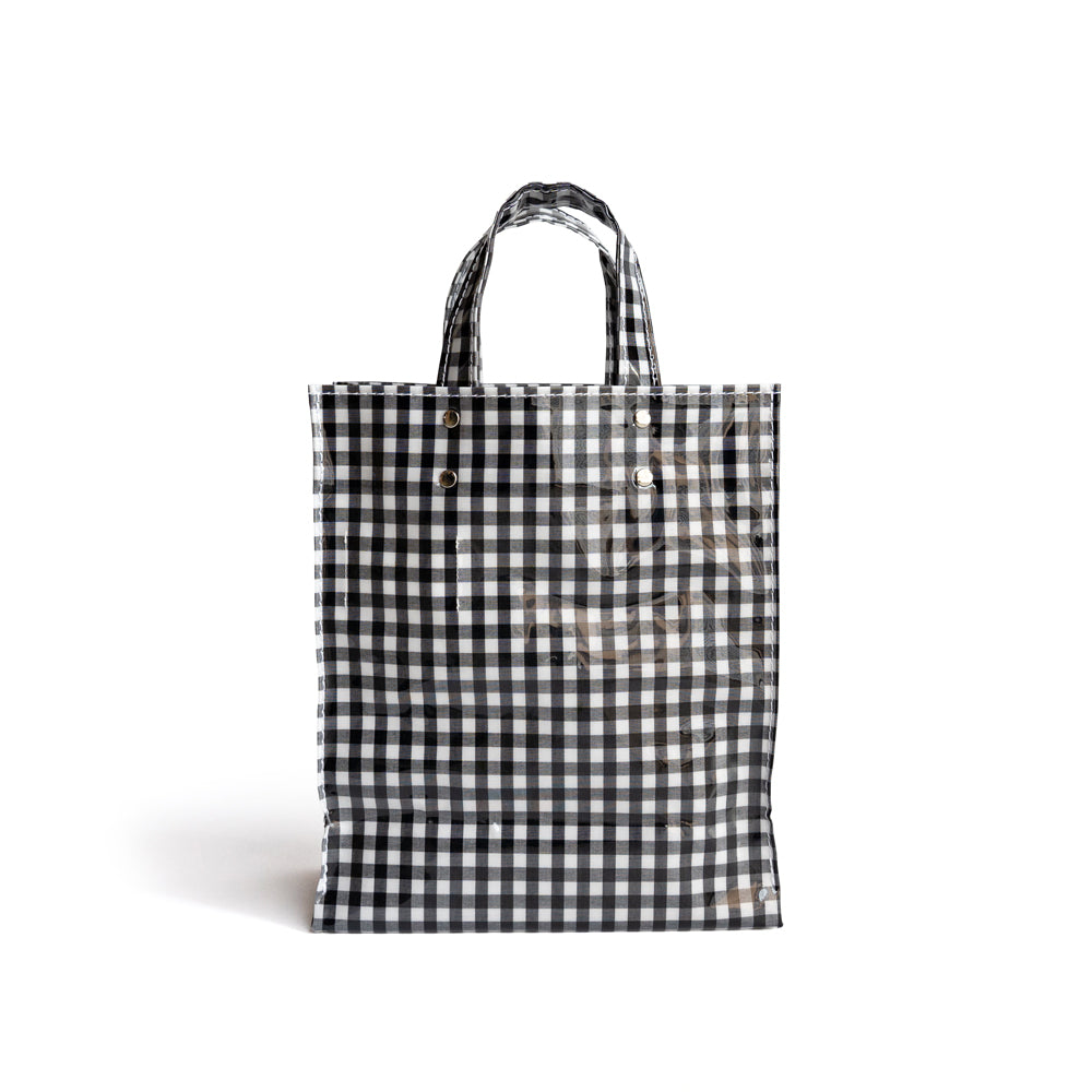 TEMBEA　PAPER TOTE SMALL -GINGHAM CHECK
