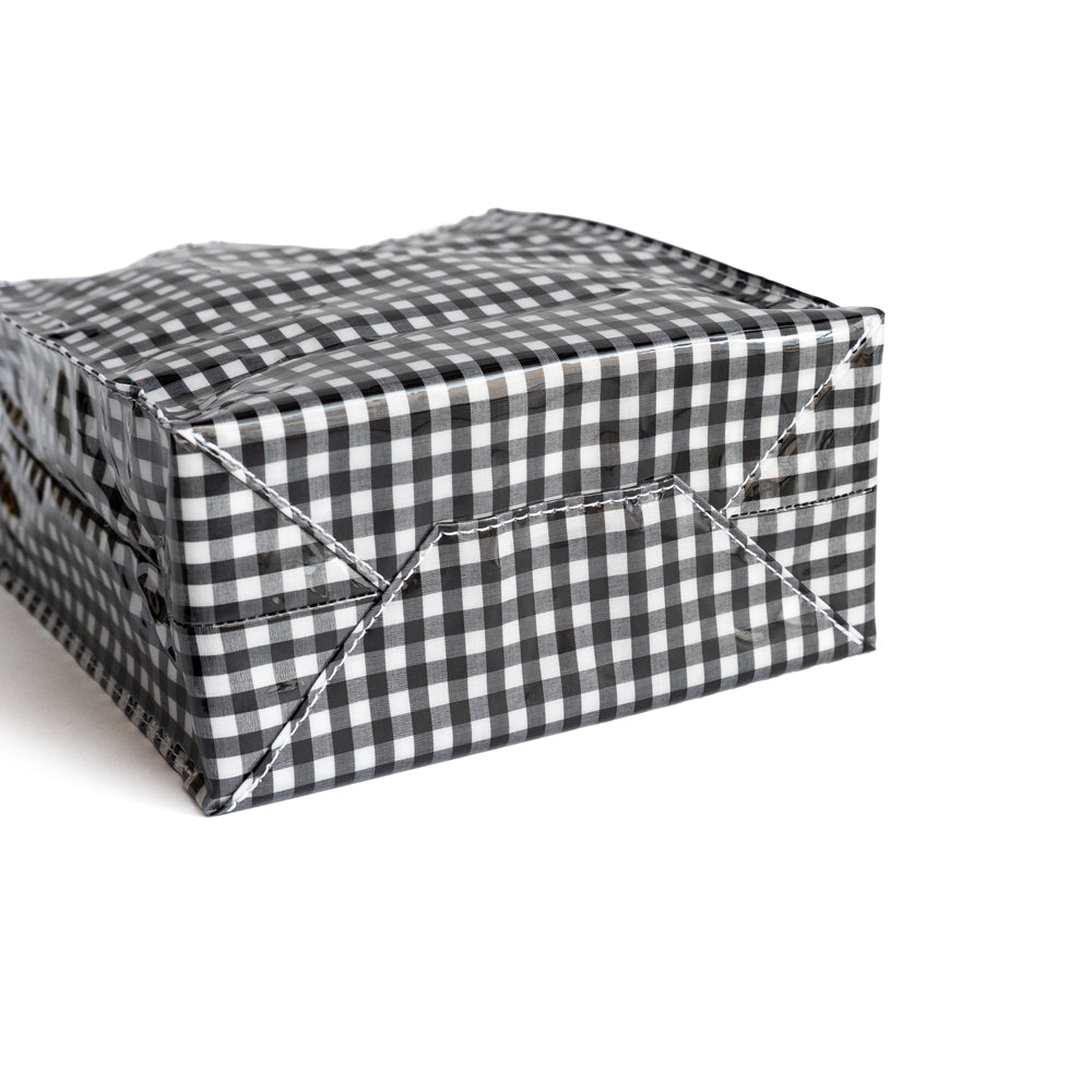TEMBEA　PAPER TOTE SMALL -GINGHAM CHECK