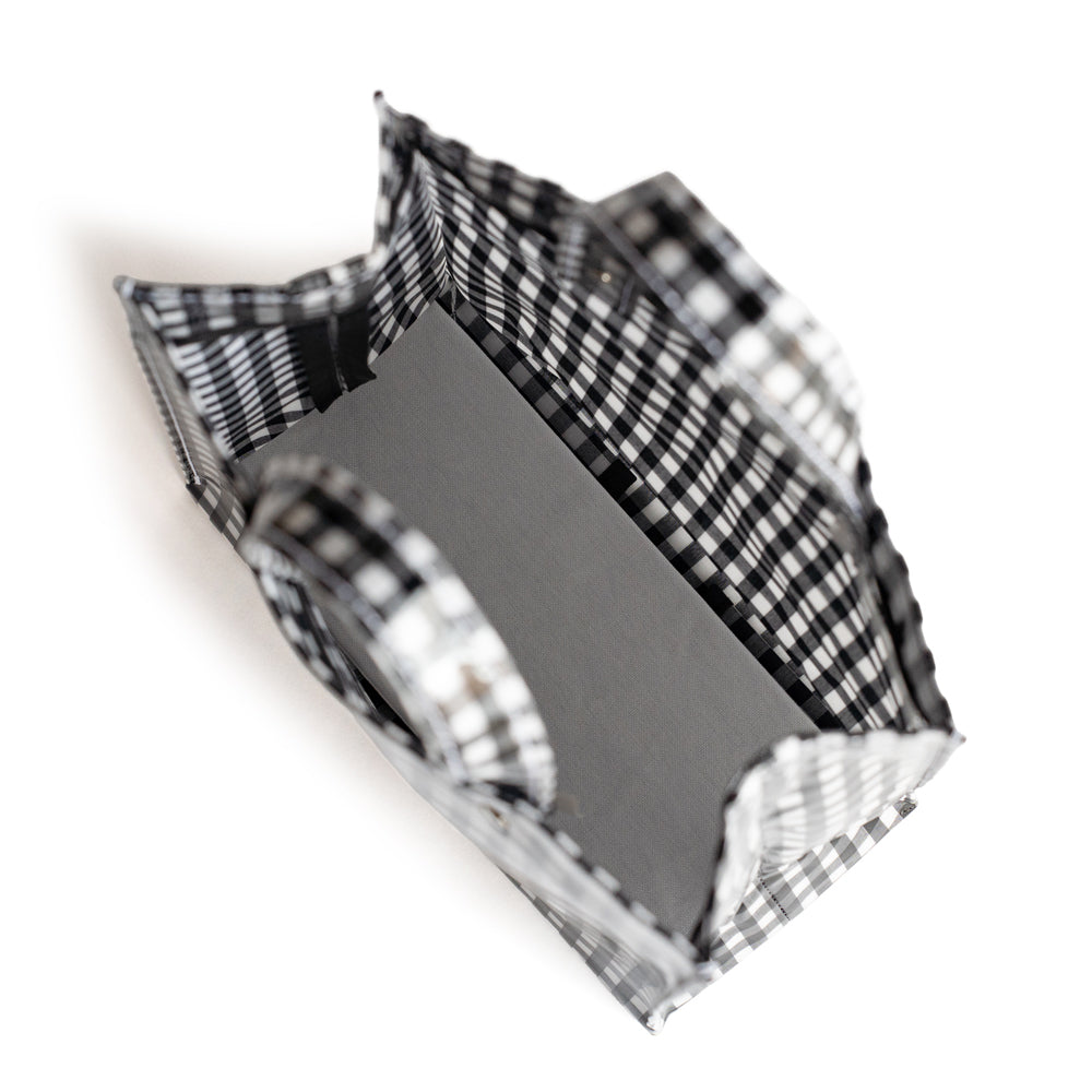 TEMBEA　PAPER TOTE SMALL -GINGHAM CHECK
