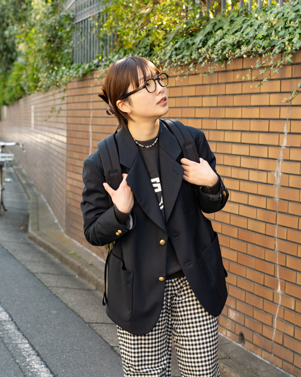 HAVERSACK × Friday  2B Navy Blazer