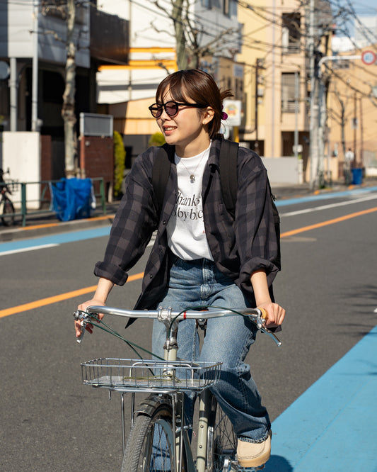 THE NORTH FACE PURPLE LABEL  Checkerboard Field Open Collar Shirt -Men's size