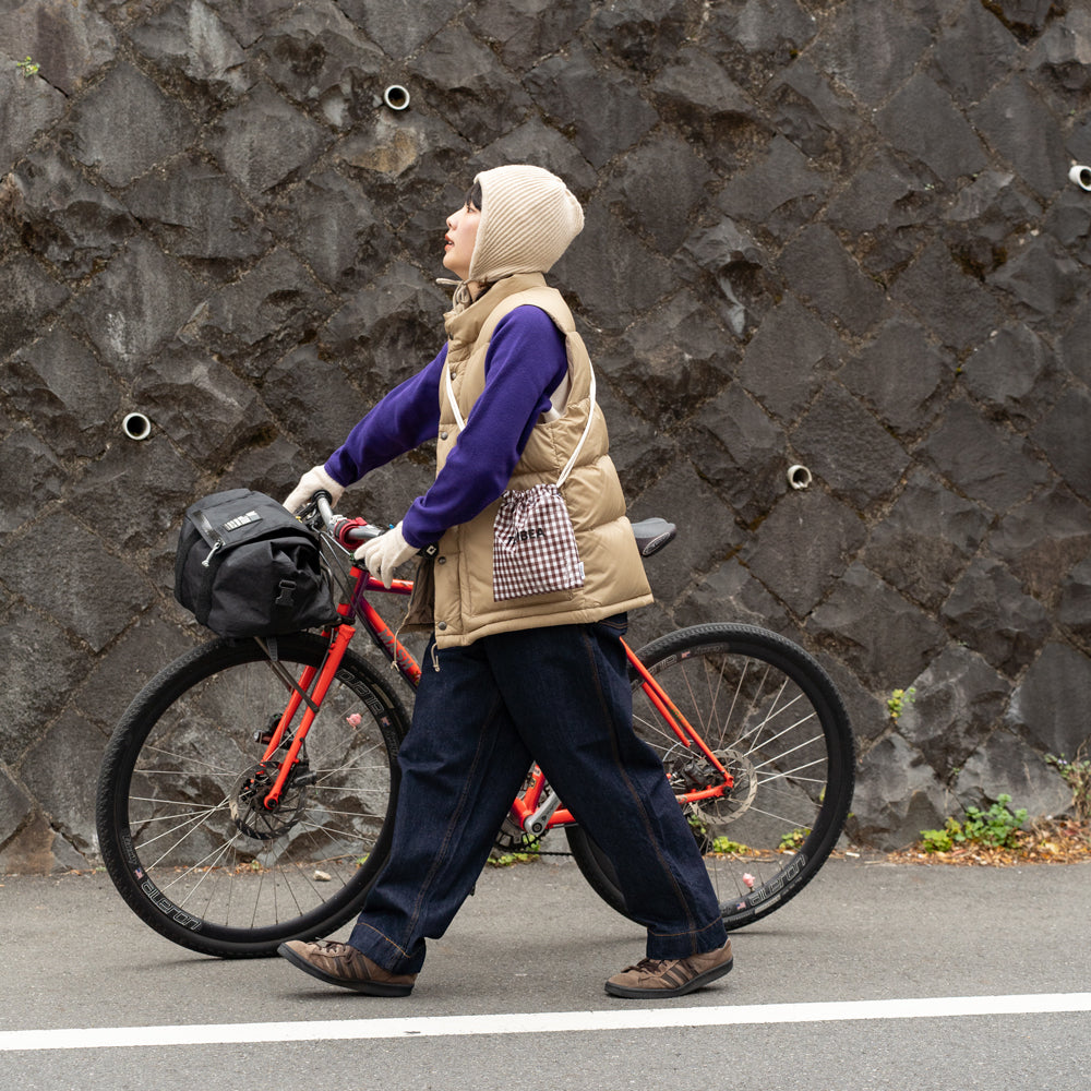 TEMBEA　巾着 POCHETTE -GINGHAM CHECK