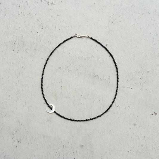 Melanie DeCourcey   Small onyx with mother of pearl moon