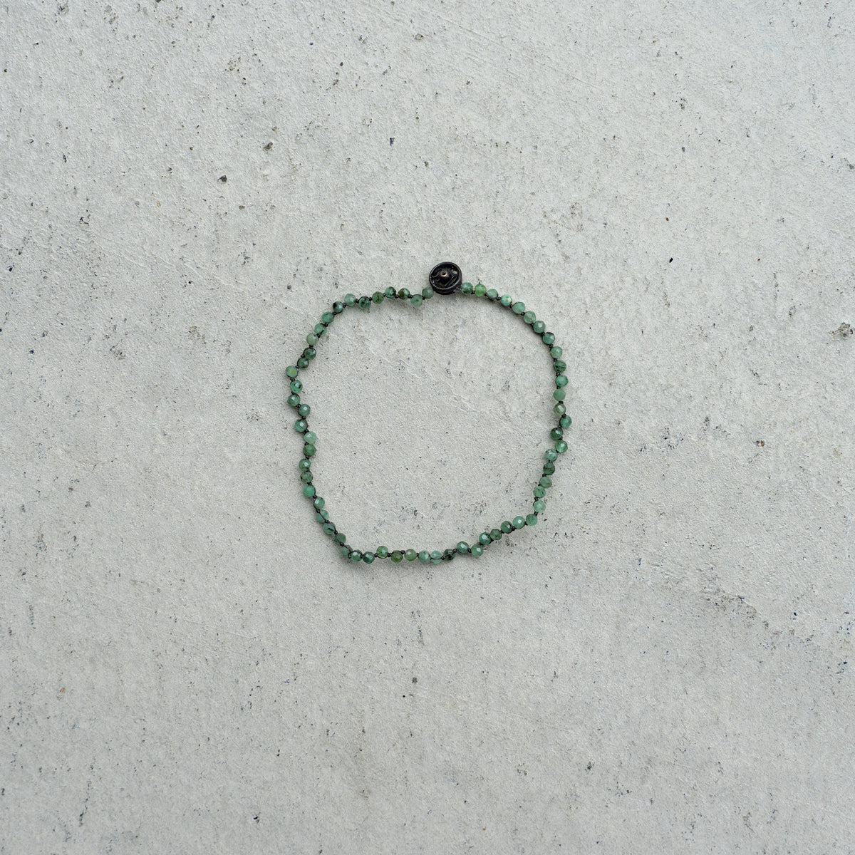 Melanie DeCourcey  DNA 2mm Emerald bracelet