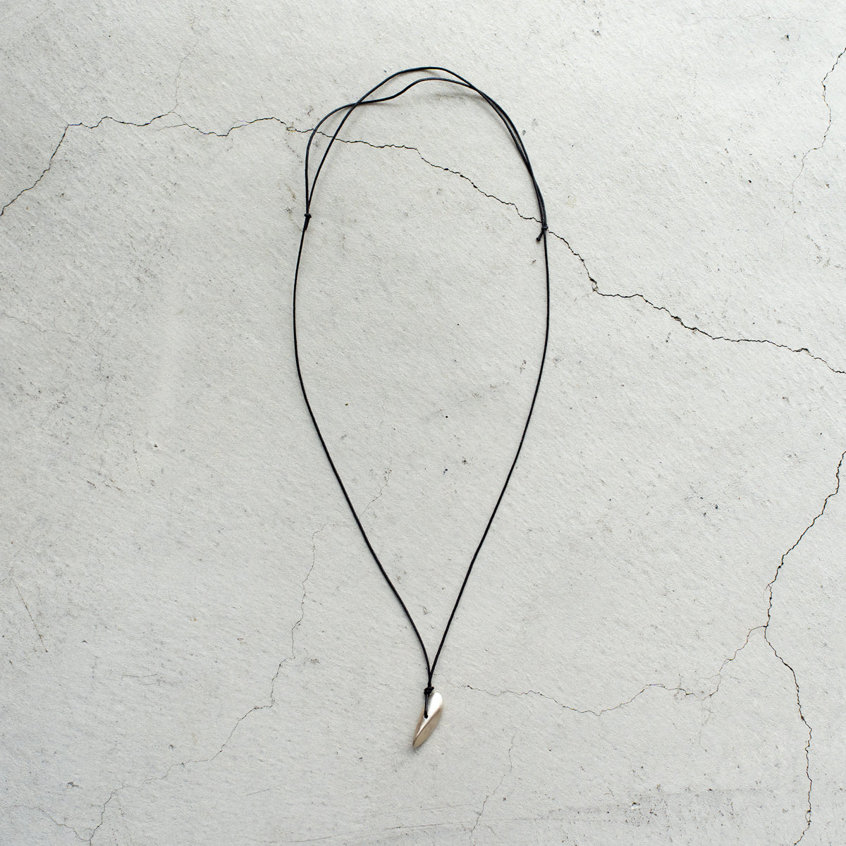 Melanie DeCourcey  Silver leaf pendant
