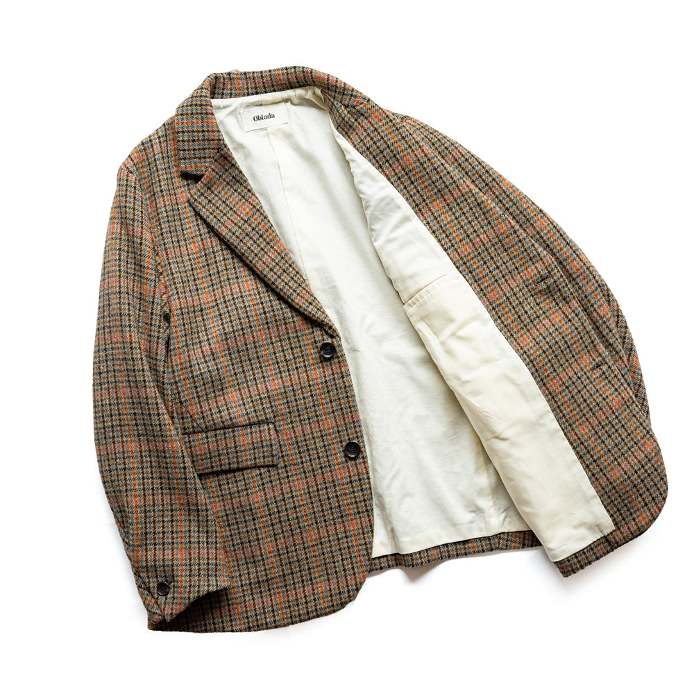 Oblada UNCONSTRUCTION JACKET -GUNCLUB CHECK