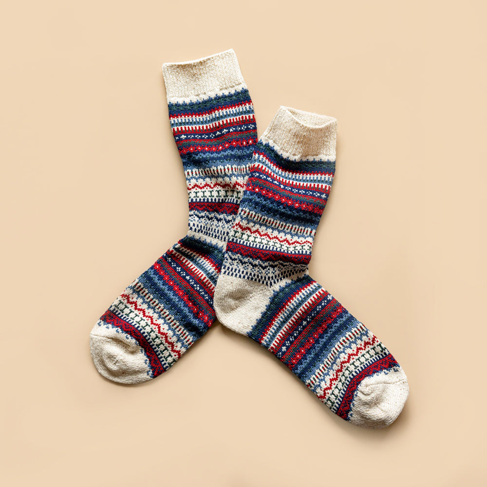 ROTOTO NORDIC PATTERN SOCKS