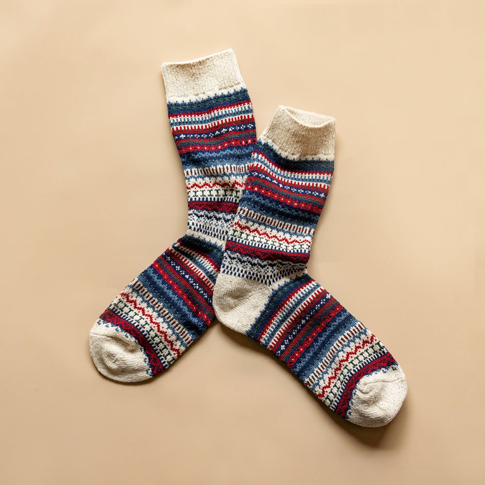 ROTOTO NORDIC PATTERN SOCKS