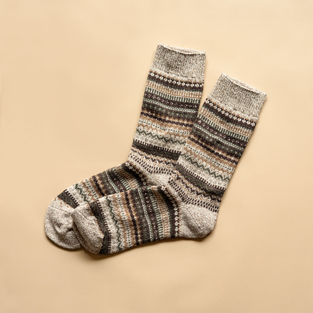 ROTOTO NORDIC PATTERN SOCKS