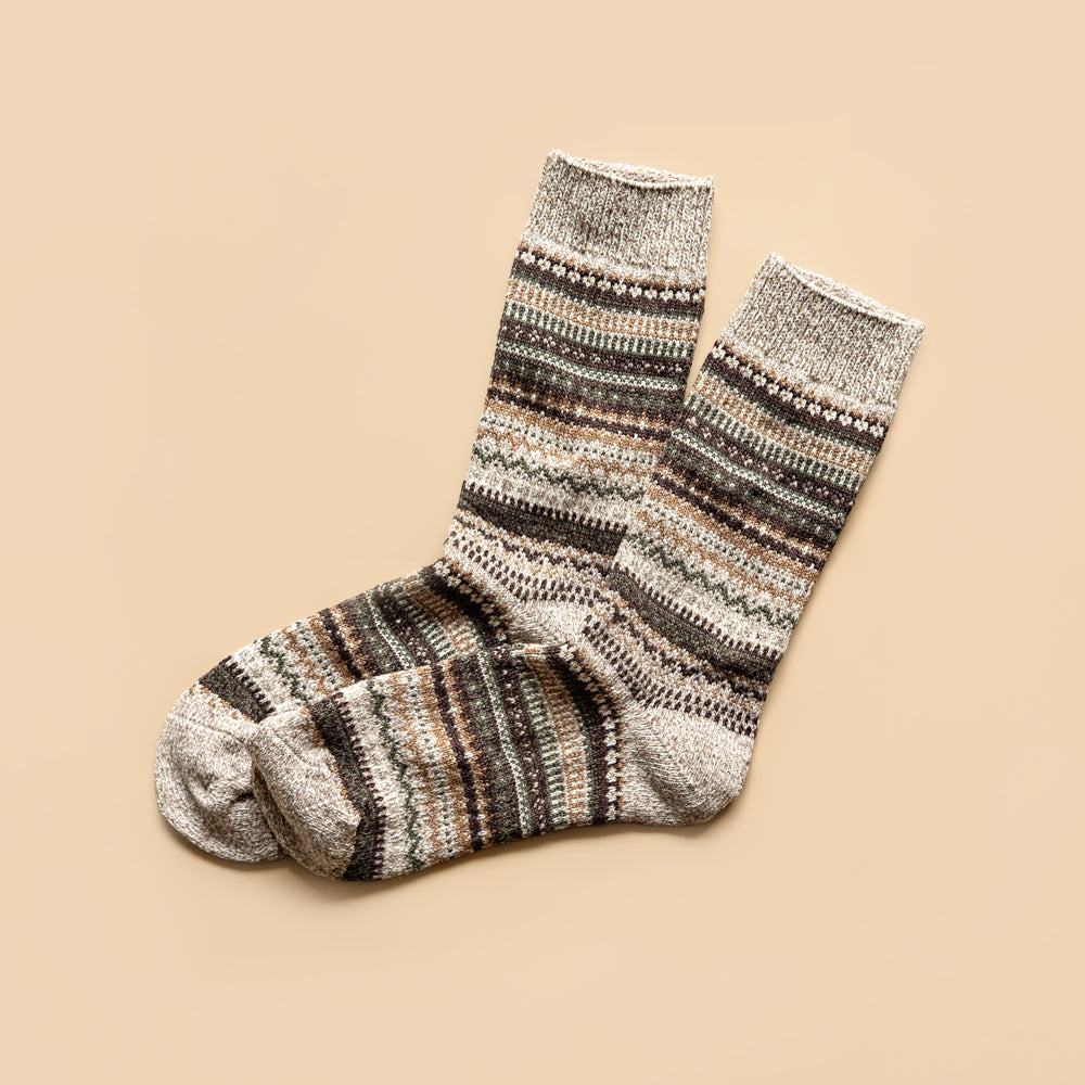 ROTOTO NORDIC PATTERN SOCKS